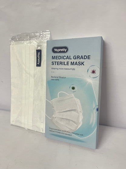 Yopretty Sanitary masks Medical Grade Sterile Mask: Professional Protection, Peace of Mind Every Moment