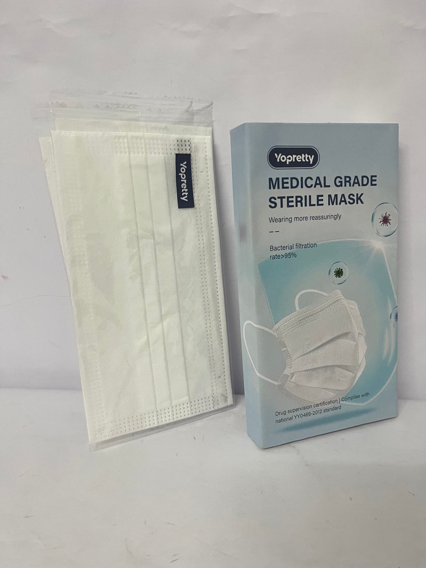 Yopretty Sanitary masks Medical Grade Sterile Mask: Professional Protection, Peace of Mind Every Moment