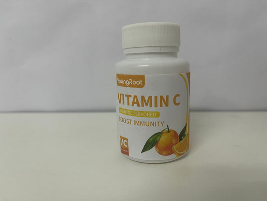 YoungRoot Orange Flavored Vitamin C Tablets Powerful Antioxidant