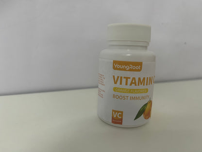 YoungRoot Orange Flavored Vitamin C Tablets Powerful Antioxidant