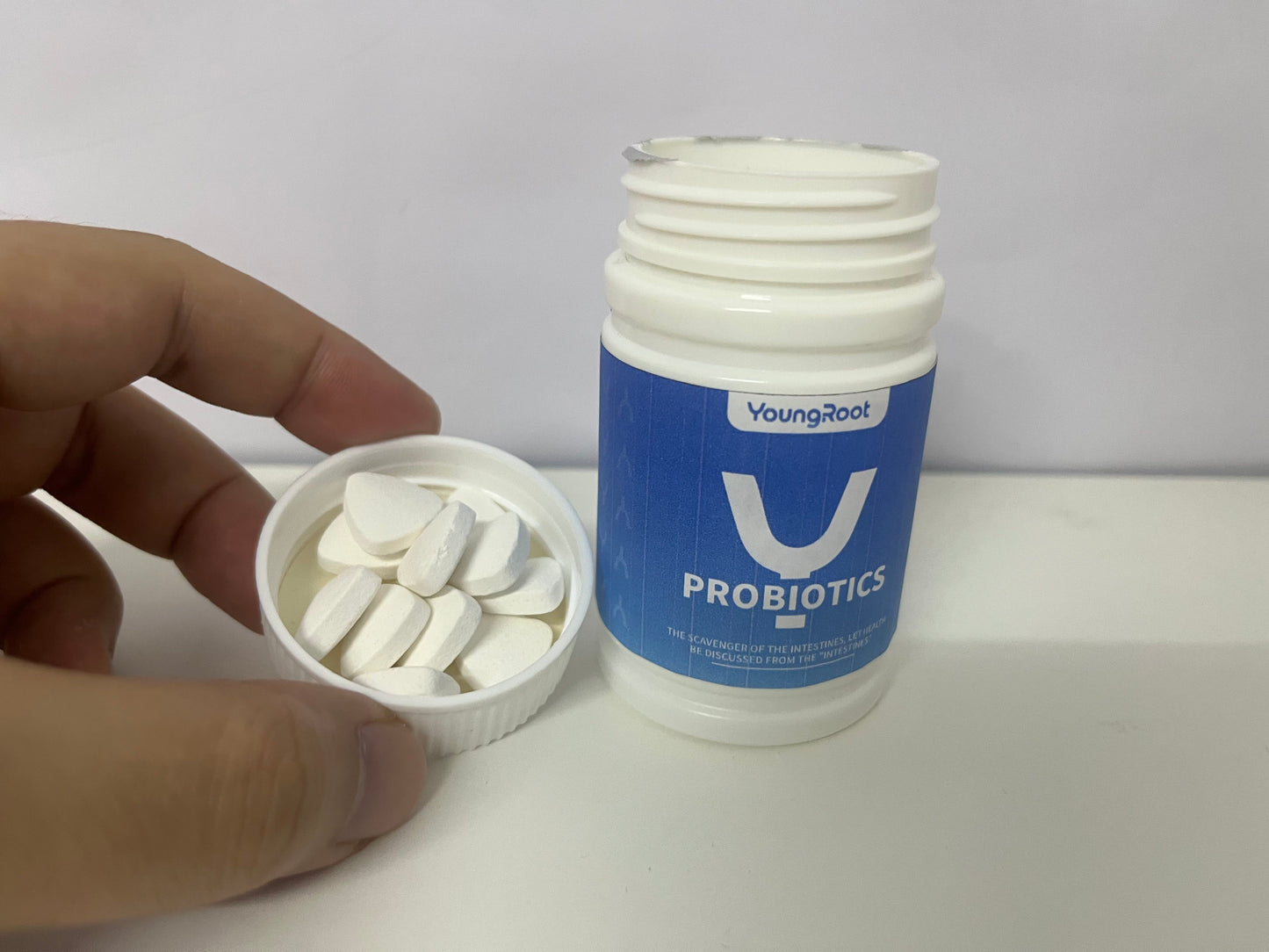 YoungRoot Gut-Care Probiotics Tablets— Daily Gut Balance Support Supplement