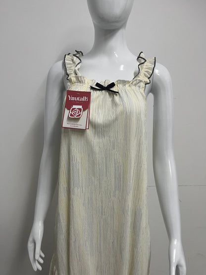 [Youtalk Sleepwear]-French Sweet Camisole  - Ruffled Pleated Texture Loungewear