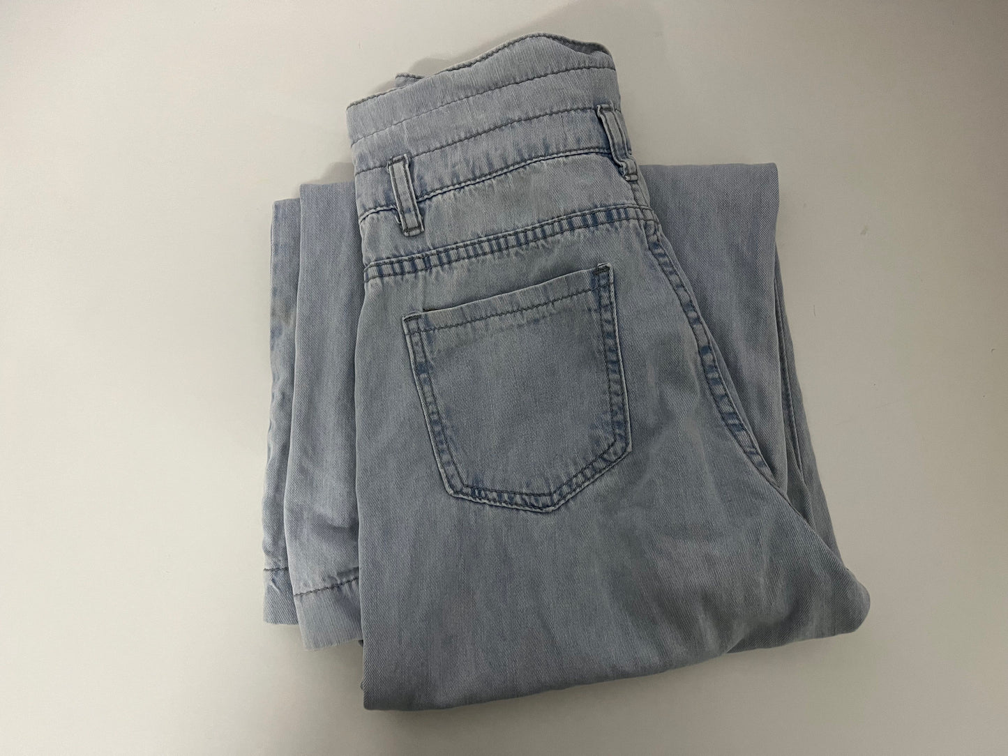 [Youtalk Jeans]-Tencel Wide-Leg Jeans - High-Waisted Draped Lightweight Ice Silk