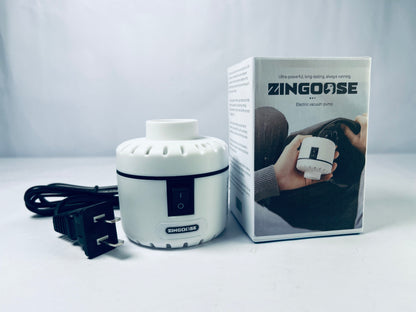 ZINGOOSE Electric Pump for Vacuum Bags, Compression Bag Pump for Vacuuming Clothing, Quilts, Portable Storage Bag Pump