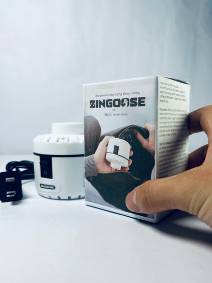 ZINGOOSE Electric Pump for Vacuum Bags, Compression Bag Pump for Vacuuming Clothing, Quilts, Portable Storage Bag Pump