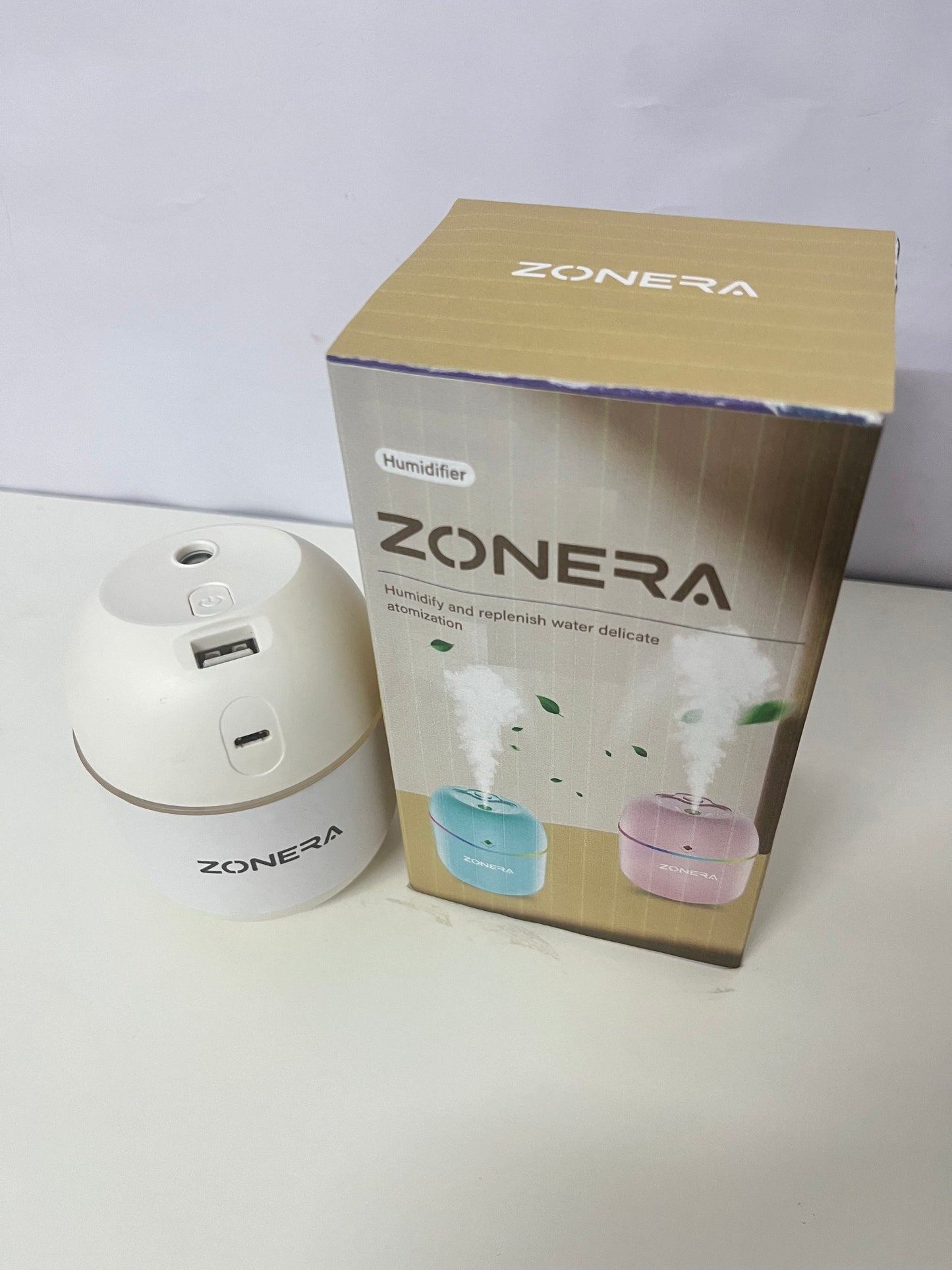 【ZONERA Mini Portable Humidifier】—— Gentle & Convenient Air Moisturizing Tool