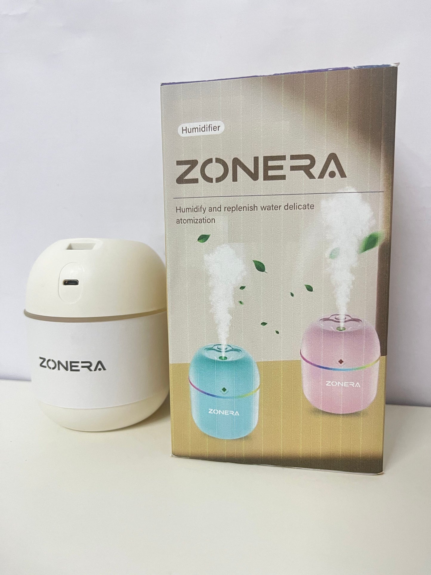【ZONERA Mini Portable Humidifier】—— Gentle & Convenient Air Moisturizing Tool