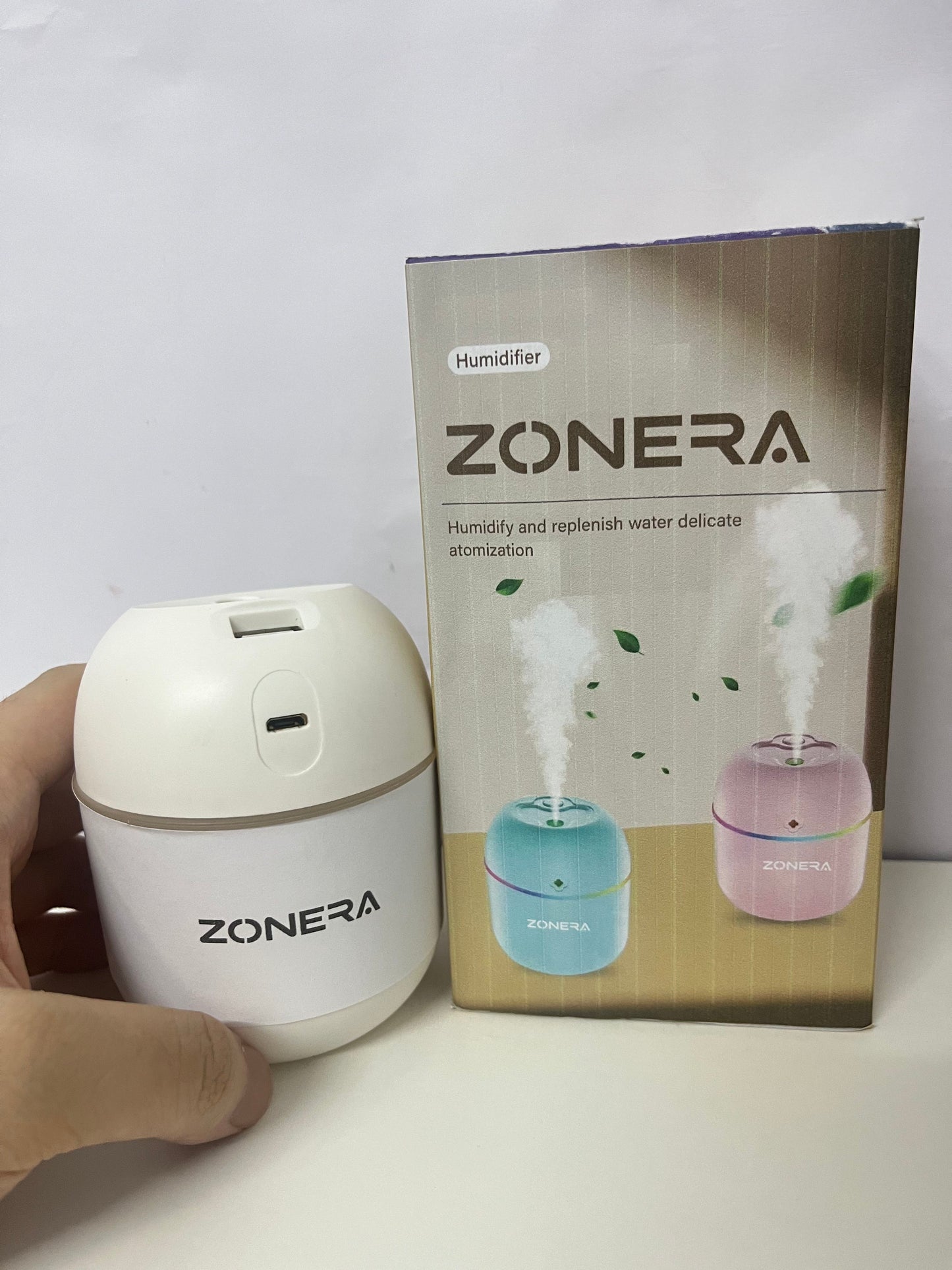 【ZONERA Mini Portable Humidifier】—— Gentle & Convenient Air Moisturizing Tool