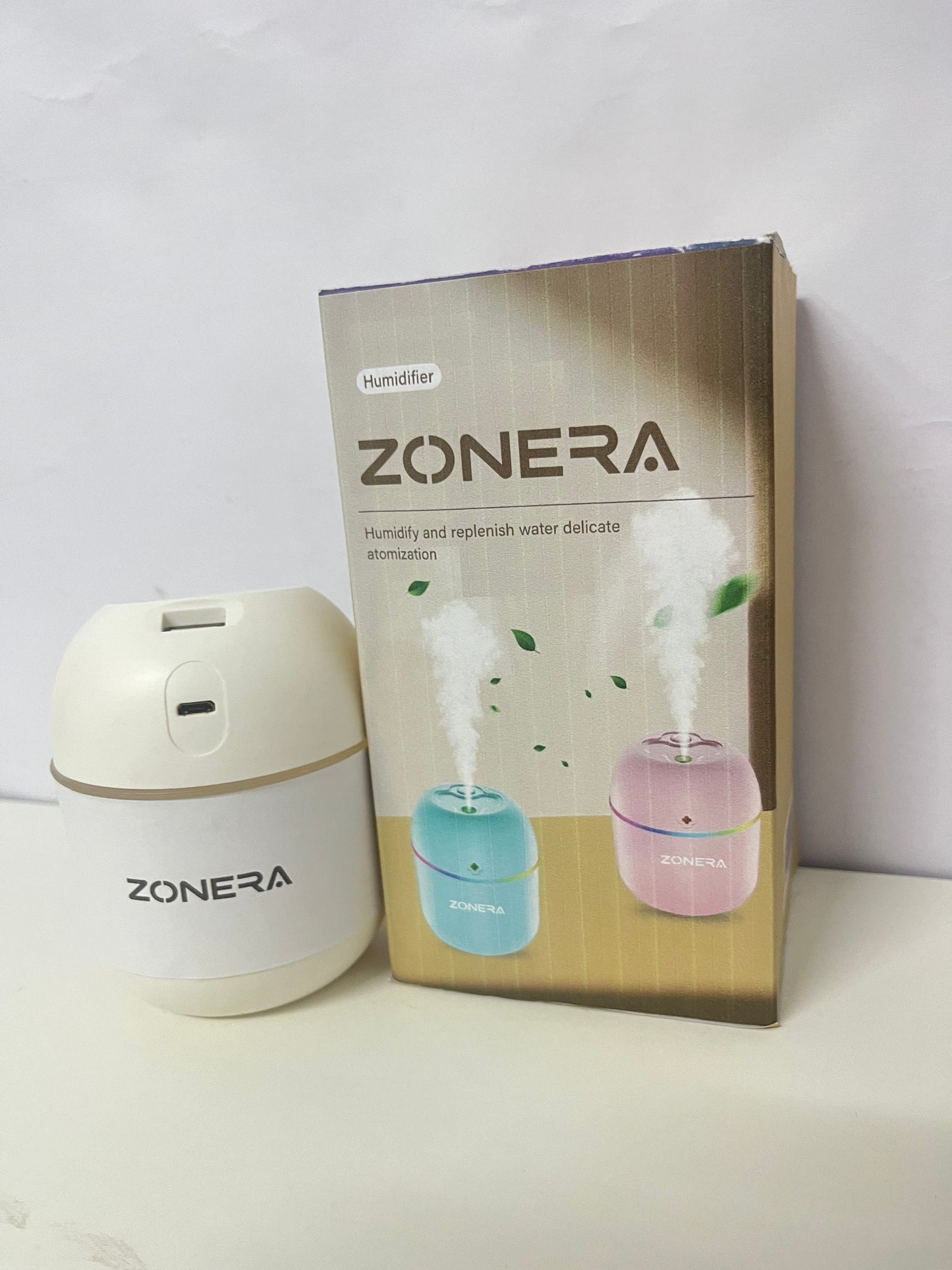 【ZONERA Mini Portable Humidifier】—— Gentle & Convenient Air Moisturizing Tool