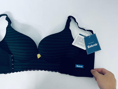 Zebrair Bras Black Striped Women's Bra - The Perfect Fusion of Elegance, Comfort and Support