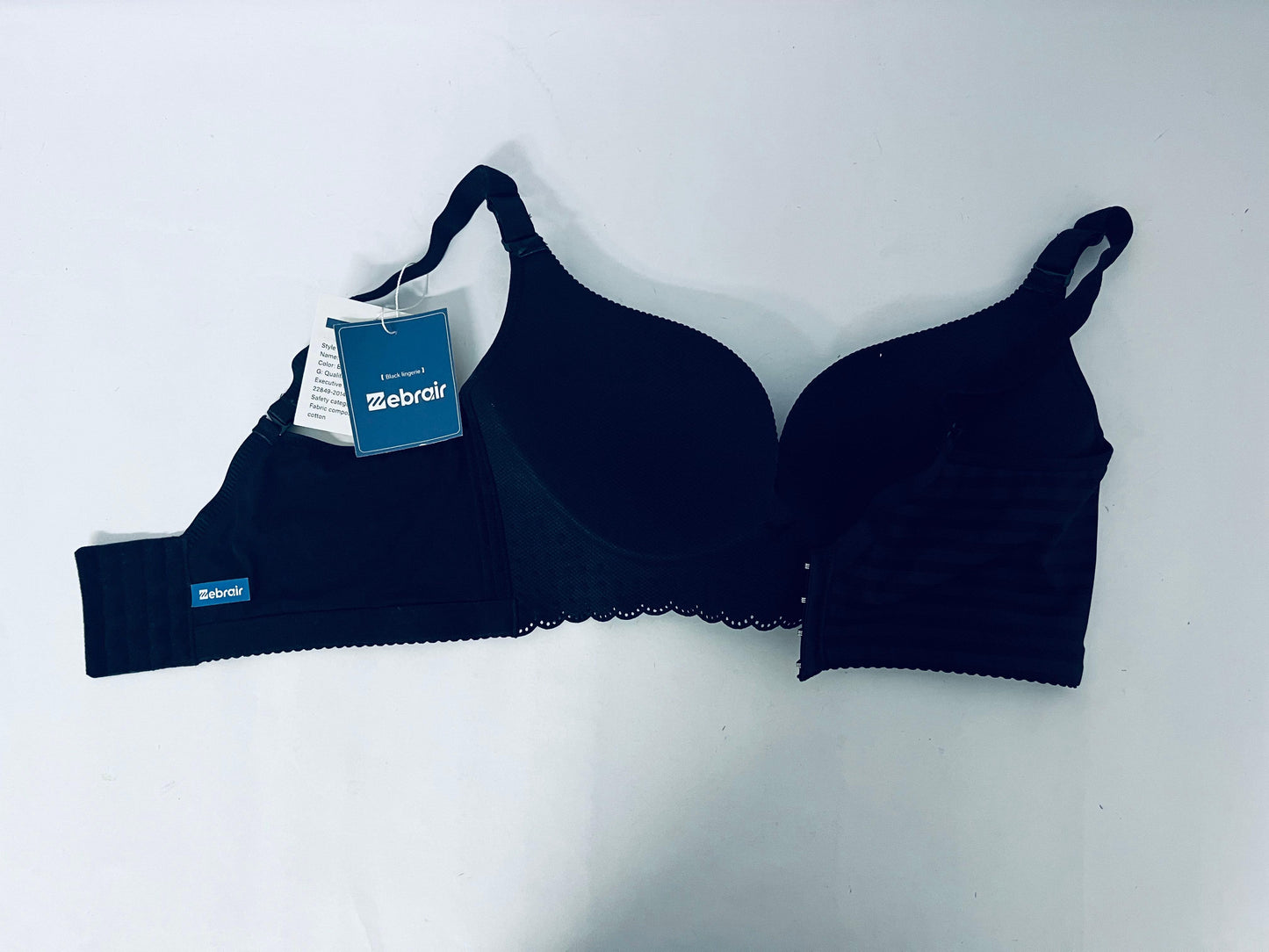 Zebrair Bras Black Striped Women's Bra - The Perfect Fusion of Elegance, Comfort and Support