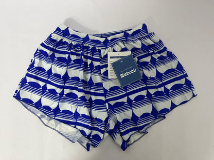 Zebrair Pants Blue and White Geometric Pattern Shorts - The Perfect Choice for Summer Fashion and Comfort