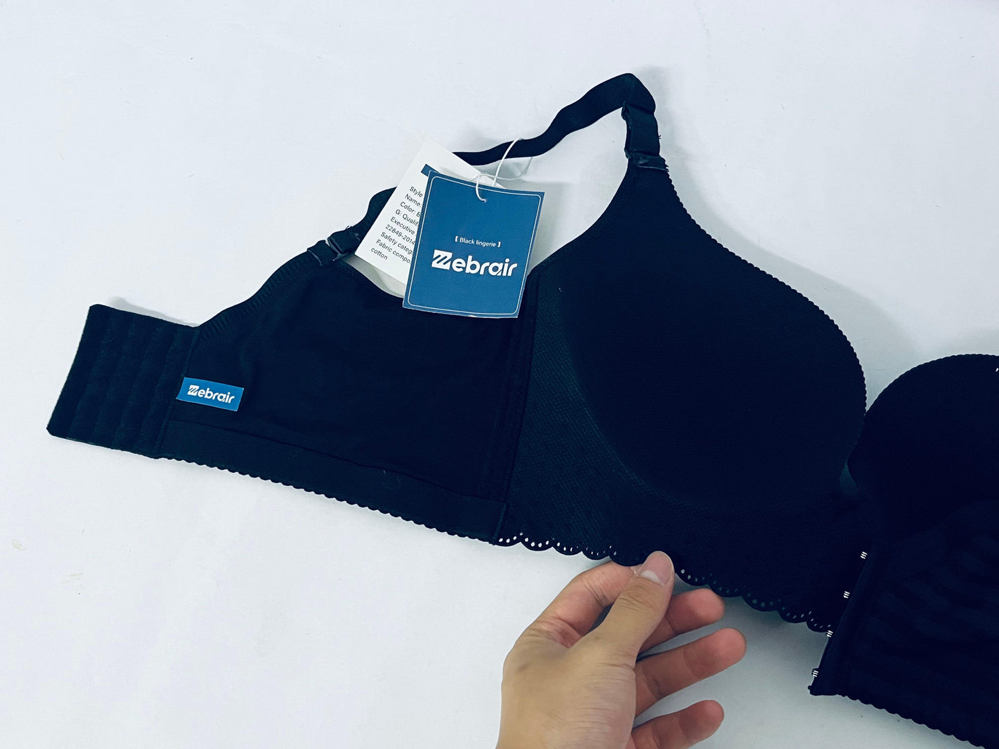 Zebrair Bras Black Striped Women's Bra - The Perfect Fusion of Elegance, Comfort and Support