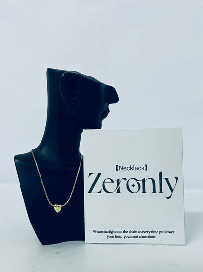 Zeronly Heart Starlight Necklace - Weave Moments of Heartbeat