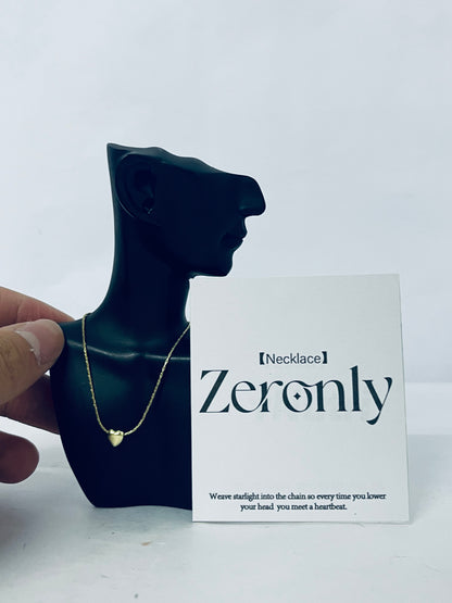 Zeronly Heart Starlight Necklace - Weave Moments of Heartbeat