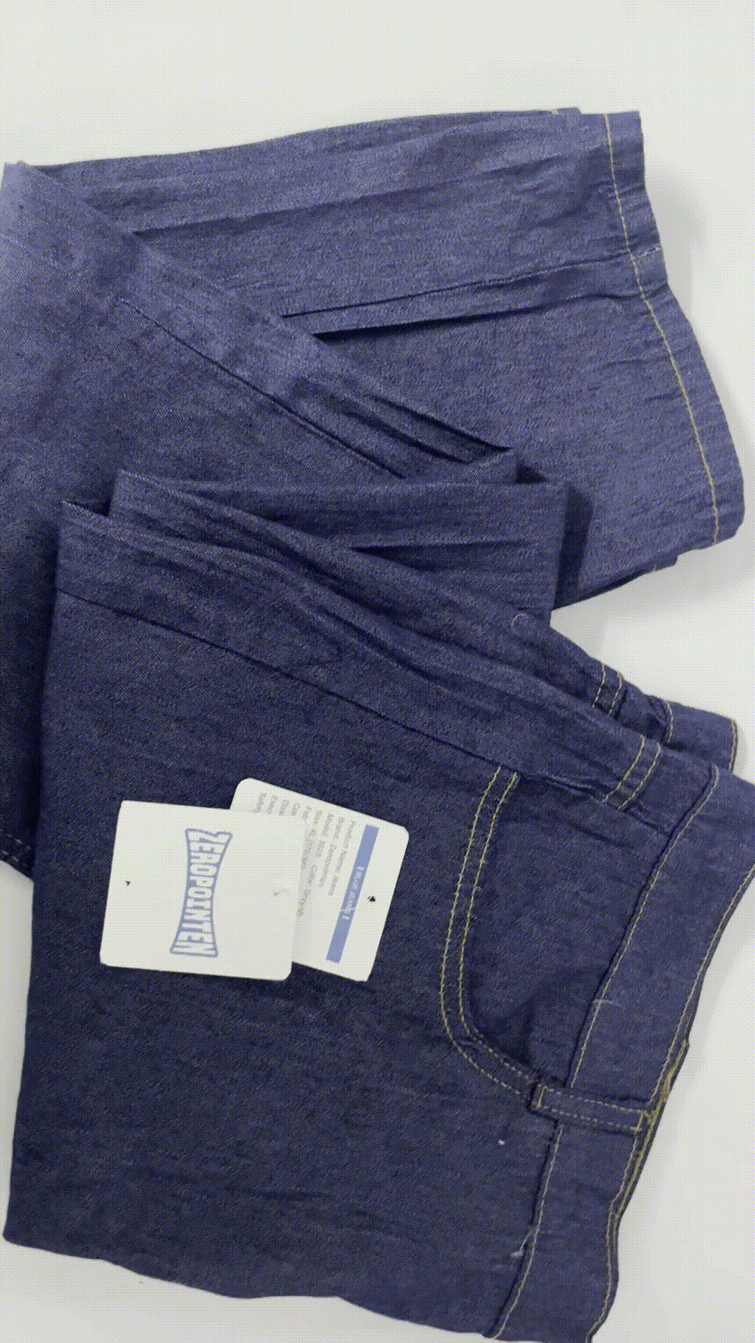 ZEROPOINTEN Women's Wide Leg Jeans High Waisted Strechy Raw Hem Denim Pants