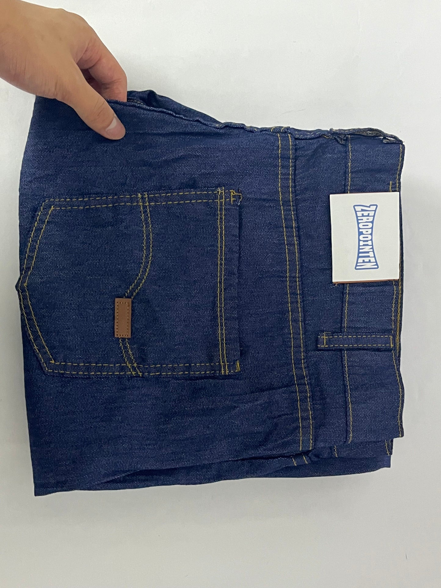 ZEROPOINTEN Women's Wide Leg Jeans High Waisted Strechy Raw Hem Denim Pants