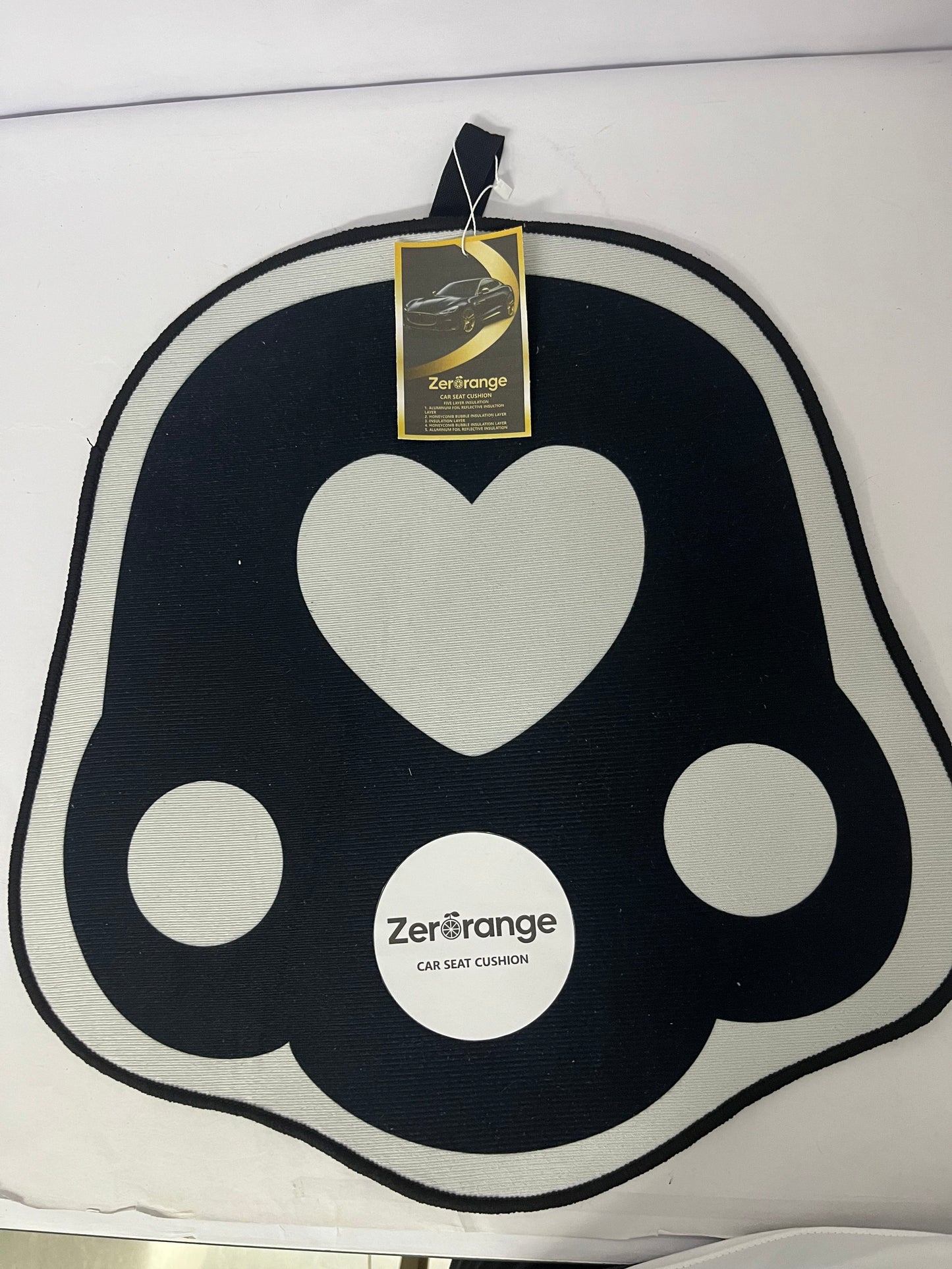 Zerorange Automobile seat cushions Cute Heart Car Seat Cushion Comfortable & Breathable Stylish & Eye-Catching A Personalized Renewal Choice for Car Interior