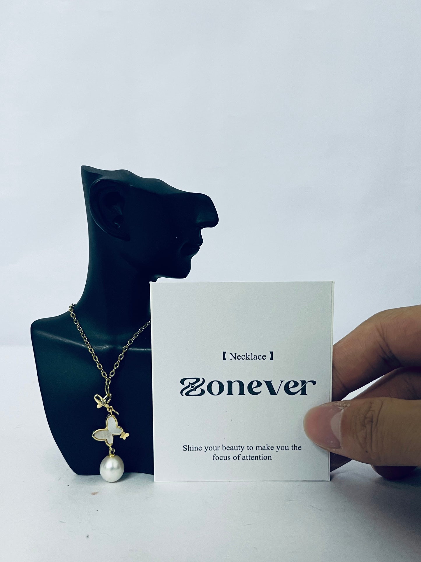 Zonever Pearl Necklaces for Women,Pearl Drop Pendant Necklace Dainty Gold Necklaces for Women Trendy Pearls Choker Wedding Bridesmaids Necklace Gold Jewelry Gifts
