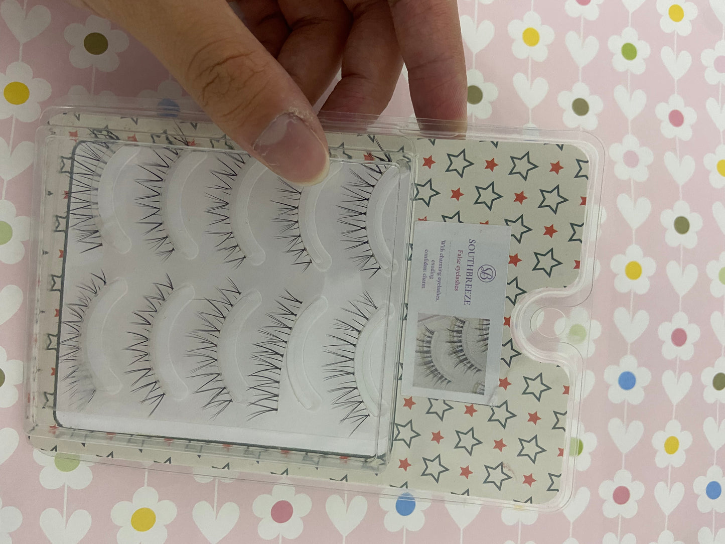 SB SOUTHBREEZE Artificial Eyelashes Natural Look 3d Sharp Tip Makeup Accessories for Girl Eyelash