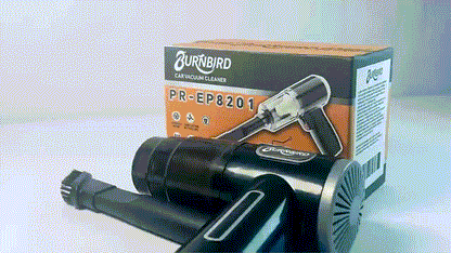 BURNBIRD Vacuum Cleaner-Wireless Handheld Vacuums with Best Suction,Brushless Motor 12000PA Maximum Power,3 in 1 Mini Portable Vacuum Cleaner Cordless for Home,Office,Kitchen,Cars