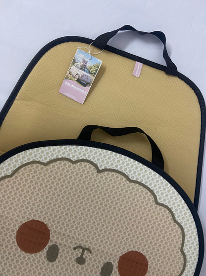 BALANCEAGLE Car Seat Cushion with Back Support Pillow,Non-Slip Bottom, Lumbar Support Car Seat Cushion for Long Sitting,Comfort Car Seat Protector,Car Seat Pad Works with Truck,SUV