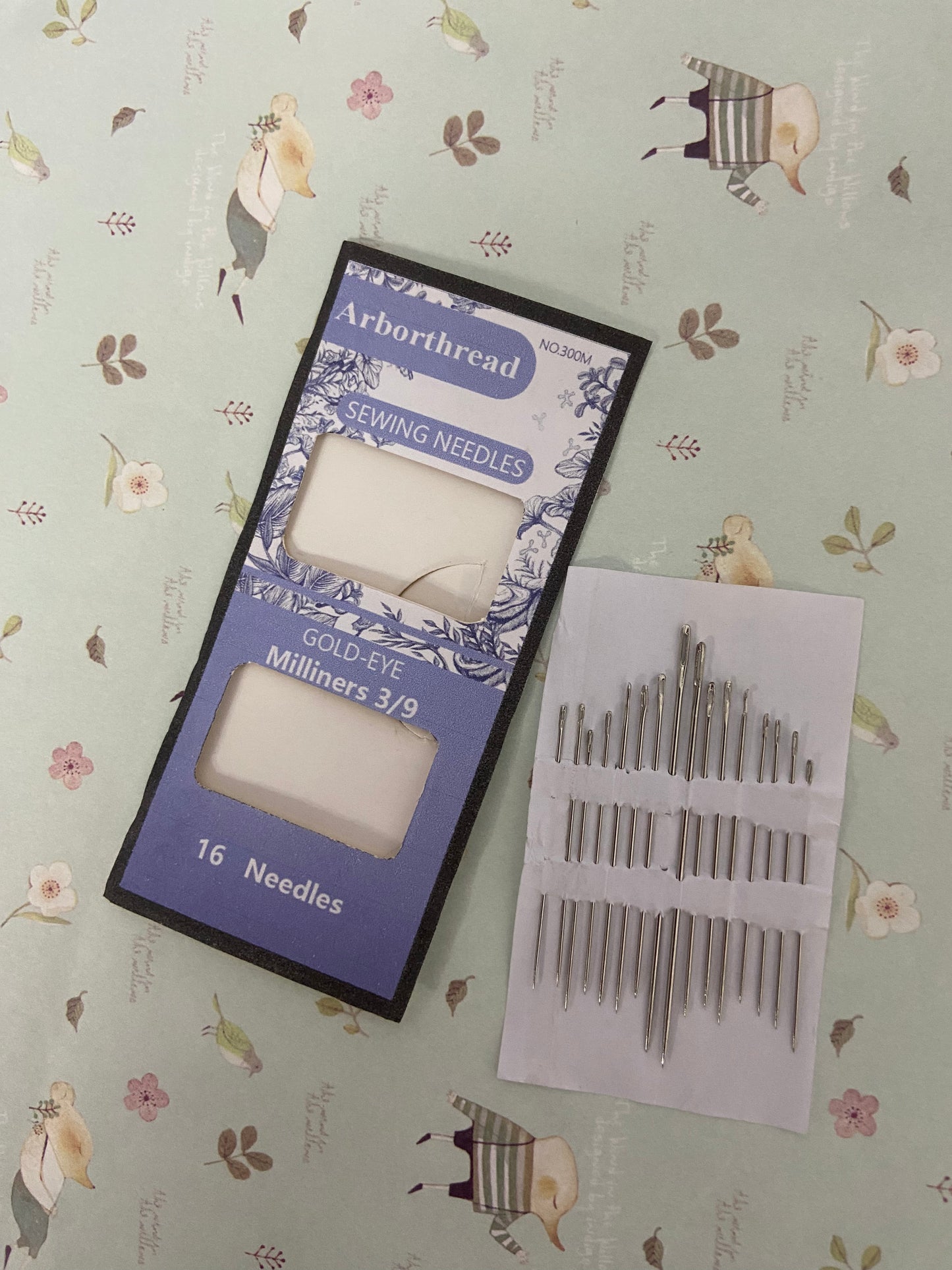 Arborthread Sewing needles Sharps Hand Needles-Size 3/9 16/Pkg Tapestry darning Embroidery Knitting Needle Yarn Sewing Needles