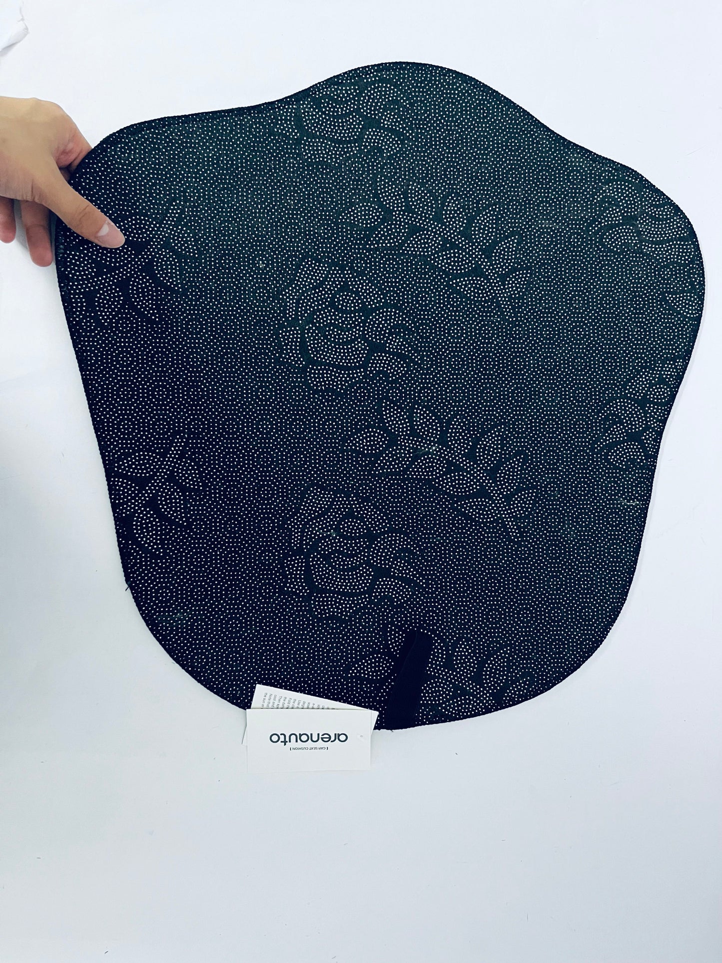 arenauto Cartoon Bear Pattern Car Seat Cushion Dual-Use Cotton-Linen Pad for Office and Vehicle Comfortable Support for Adults and Boys and Girls