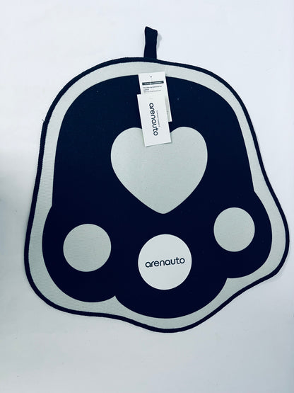 arenauto Cartoon Bear Pattern Car Seat Cushion Dual-Use Cotton-Linen Pad for Office and Vehicle Comfortable Support for Adults and Boys and Girls