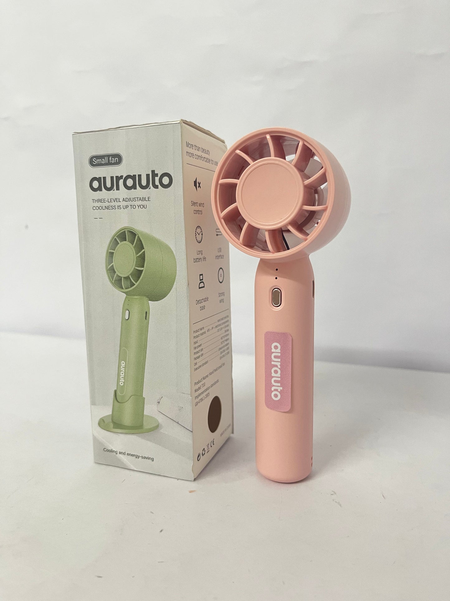 aurauto Portable fan for travel handheld