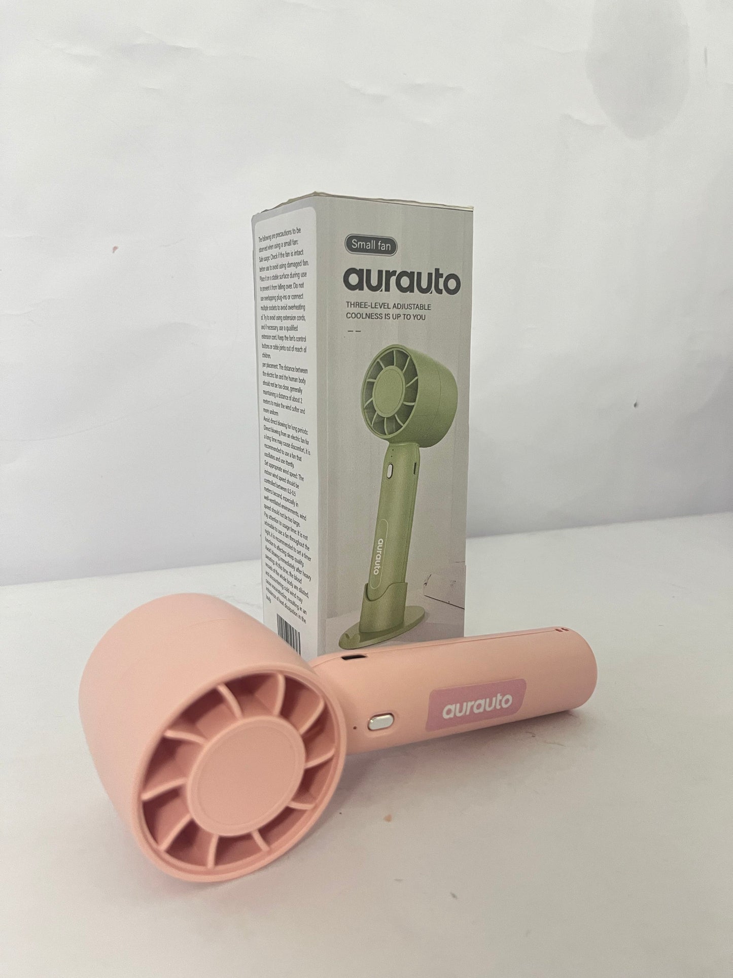 aurauto Portable fan for travel handheld