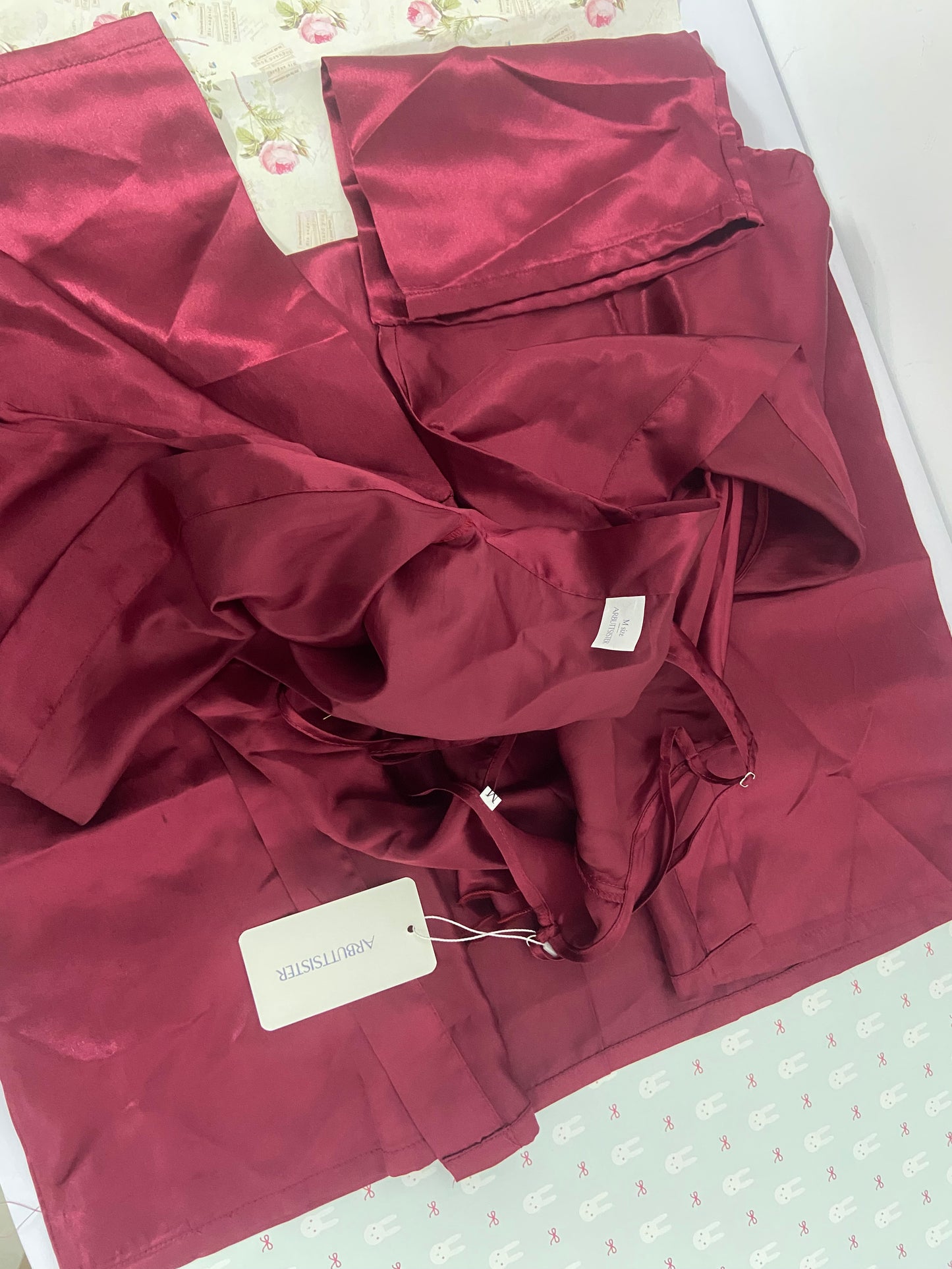 ARBUYYSISTER Sleepwear for Women Full Slip Under Mini Spaghetti Strap Dress Silk Satin Nightgowns