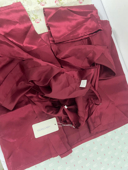 ARBUYYSISTER Sleepwear for Women Full Slip Under Mini Spaghetti Strap Dress Silk Satin Nightgowns