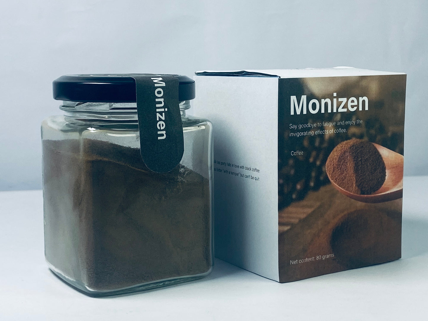 Monizen Coffee Organic Ground Coffee with Lion's Mane Mushroom and Chaga for Better Focus and Immune Support