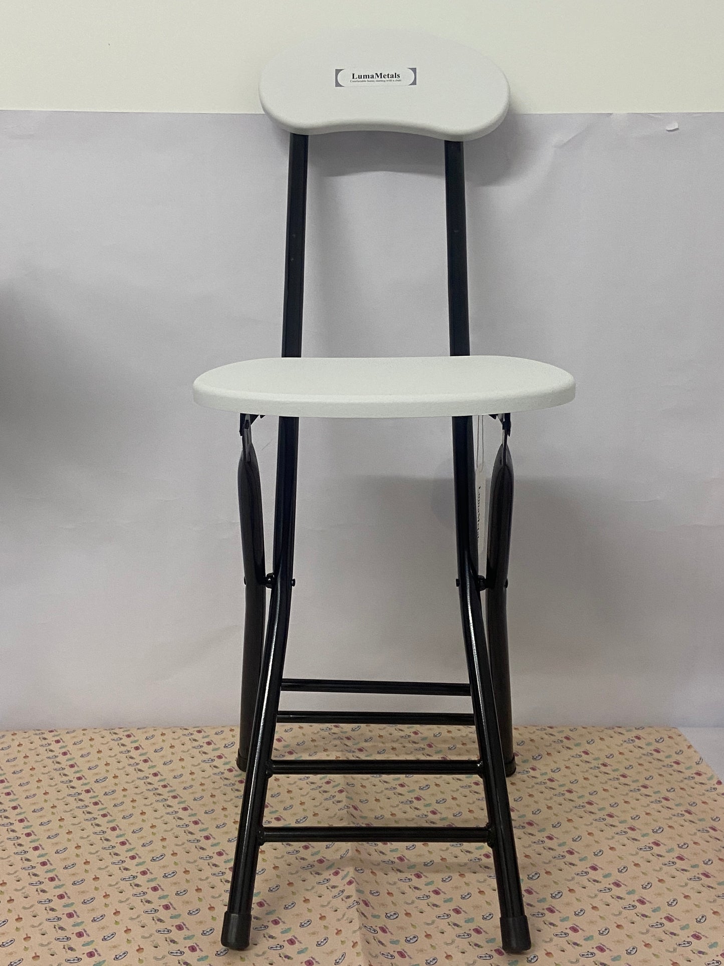 LumaMetals Foldable Chairs Folding Chair, Pipe Chair, Kitchen Chair
