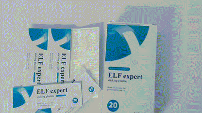 ELF expert sticking plasters Flexible Adhesive Bandages Sterile Bandage Strips with Non-Stick Pad, Latex Free, Wound Care for First Aid Kit (20 Bandages)