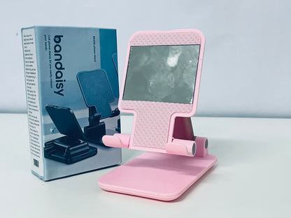 bandaisy Smartphone mounts Foldable Phone Stand Multi-Angle Adjustment Stable & Portable A Hand-Free Essential for Digital Life
