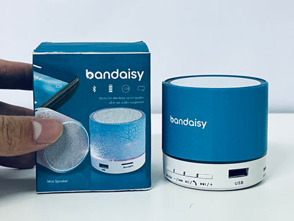 bandaisy Boom boxes Colorful Bluetooth Speaker Excellent Sound & Light Portable & Compact A Trendy Companion for Music Life