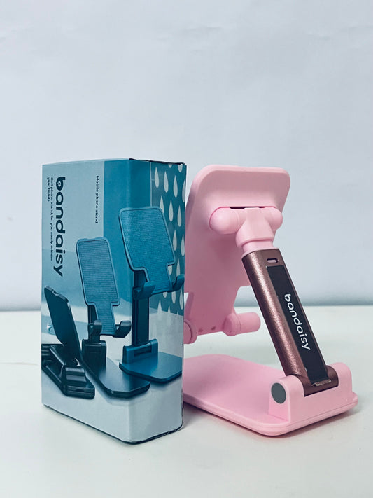 bandaisy Smartphone mounts Foldable Phone Stand Multi-Angle Adjustment Stable & Portable A Hand-Free Essential for Digital Life