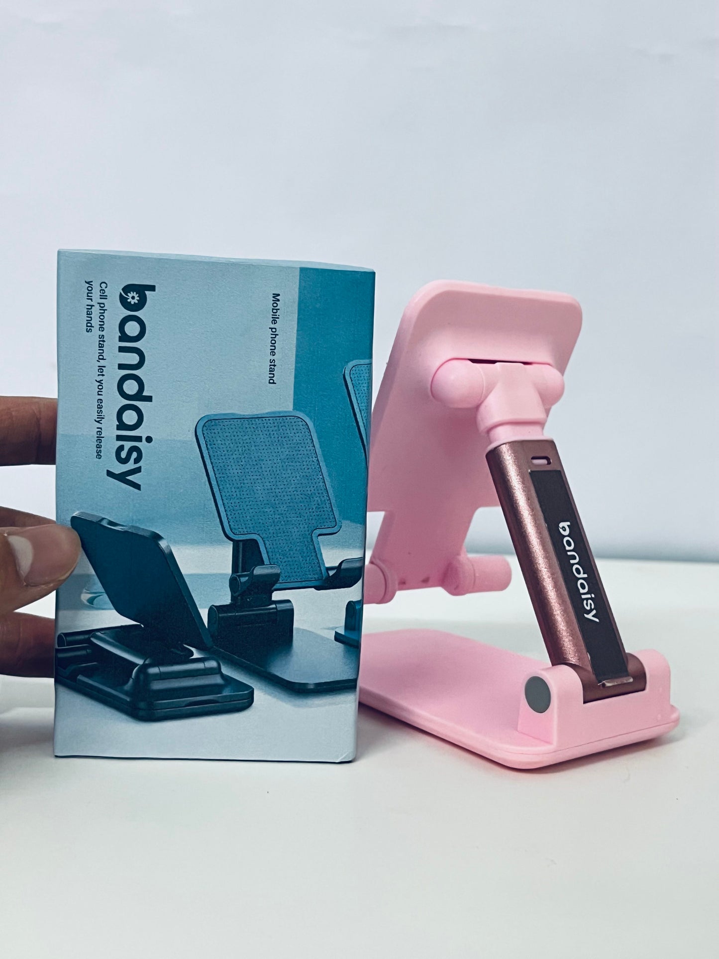 bandaisy Smartphone mounts Foldable Phone Stand Multi-Angle Adjustment Stable & Portable A Hand-Free Essential for Digital Life