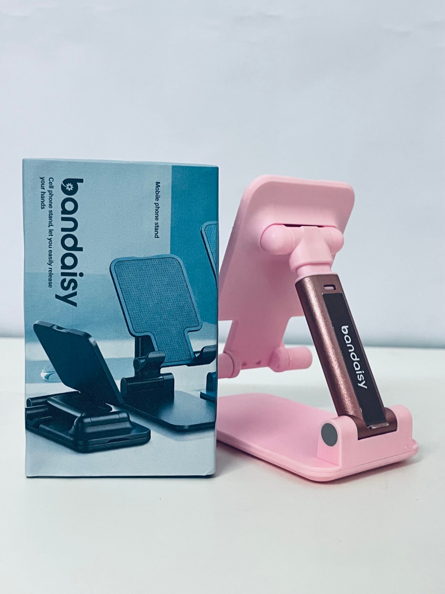bandaisy Smartphone mounts Foldable Phone Stand Multi-Angle Adjustment Stable & Portable A Hand-Free Essential for Digital Life