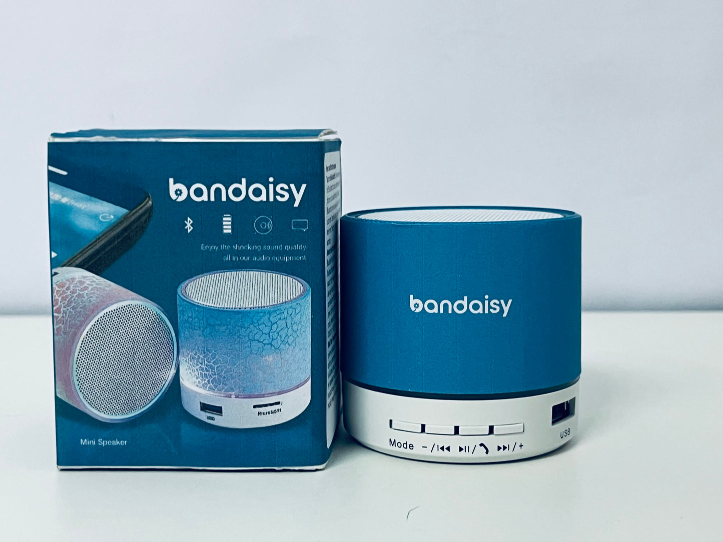 bandaisy Boom boxes Colorful Bluetooth Speaker Excellent Sound & Light Portable & Compact A Trendy Companion for Music Life