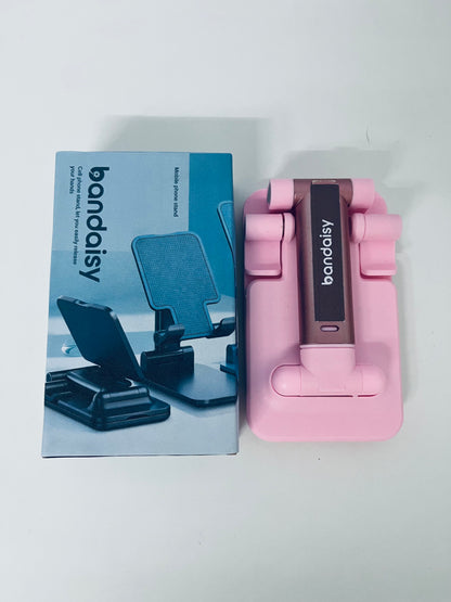 bandaisy Smartphone mounts Foldable Phone Stand Multi-Angle Adjustment Stable & Portable A Hand-Free Essential for Digital Life