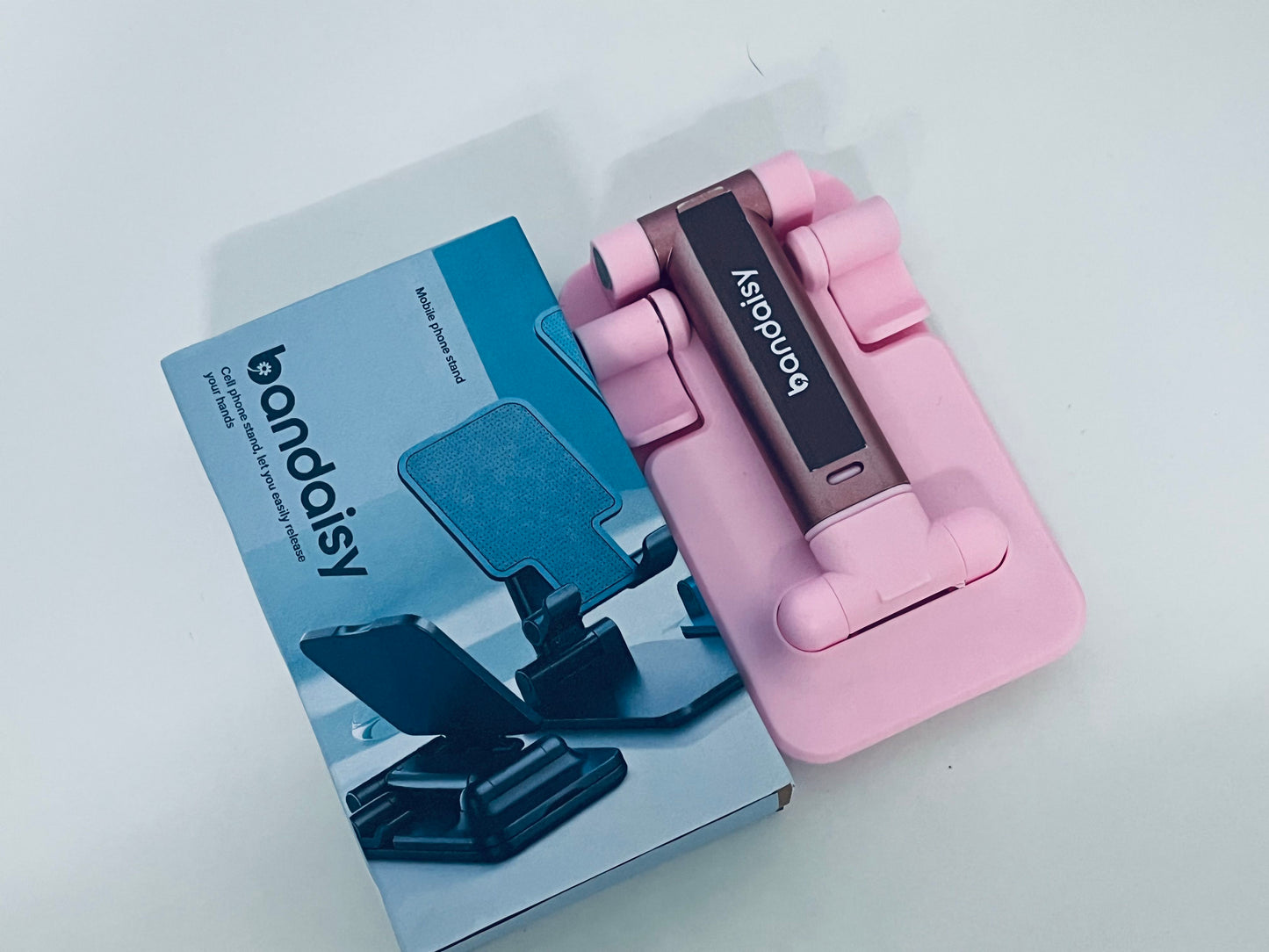 bandaisy Smartphone mounts Foldable Phone Stand Multi-Angle Adjustment Stable & Portable A Hand-Free Essential for Digital Life