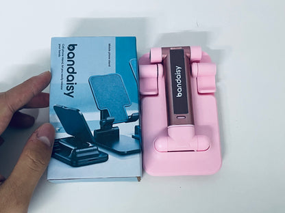 bandaisy Smartphone mounts Foldable Phone Stand Multi-Angle Adjustment Stable & Portable A Hand-Free Essential for Digital Life