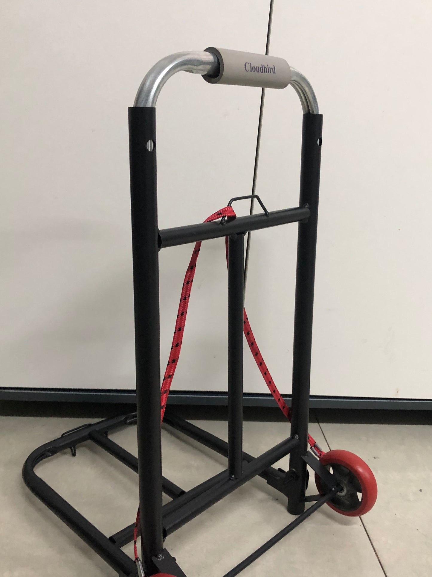 Cloudbird Aluminum Folding Hand Truck and Dolly, 220lbs Capacity, Cart Ideal for Moving Heavy Loads, Portable and Durable