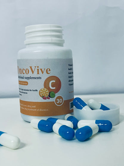 OncoVive Vitamin C Soft Capsules, Nutritional Supplements for Skin and Mucous Membrane Health