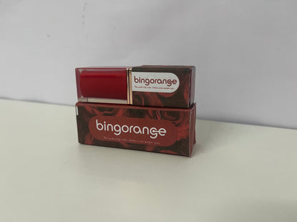 [bingorange Lipstick]——Hydrating Color Changing Lipstick, Long-Lasting Non-Sticky Lip Balm with Rose Gold Case