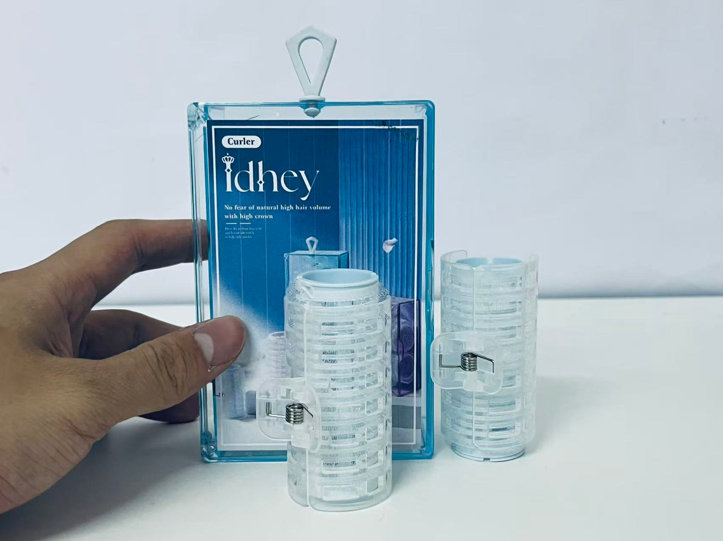 Idhey Non-electric hair rollers Self-Adhesive Hair Rollers Easy Styling Long-Lasting Setting A Convenient Choice for Home Hairdressing