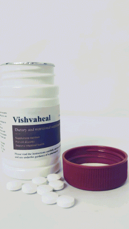 Vishvaheal Dietary and nutritional supplements Intestinal Support Complex GI Intestinal Supplement for Women & Men